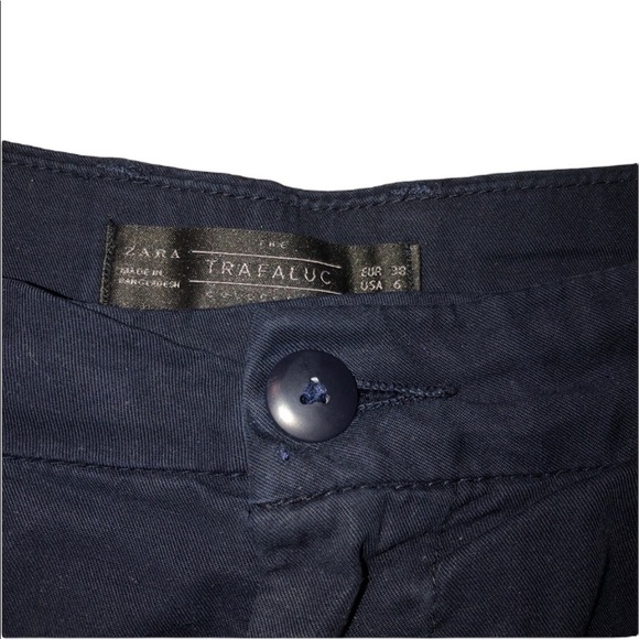 Zara Pant Trafaluc navy ankle pant - Picture 3 of 8